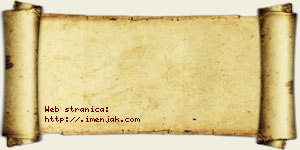 Jelisaveta Aćimac vizit kartica